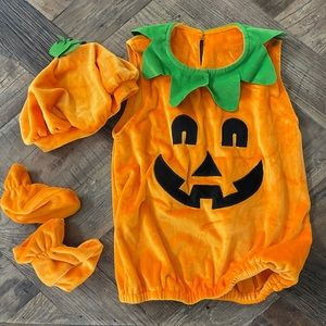 2T unisex toddler pumpkin Halloween costume